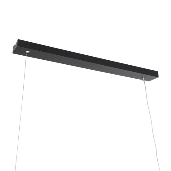GLOBOSTAR® WINDY 61292 Μοντέρνο Κρεμαστό Φωτιστικό Οροφής LED 67W 7504lm 300° AC 220-240V IP20 Ρυθμιζόμενο Λευκό CCT με Χειριστήριο από 2700K έως 6000K Dimmable - Lumileds SMD Chip - Μαύρο Ματ - Μ120 x Π4 x Υ30cm - 3 Χρόνια Εγγύηση GLOBOSTAR® WINDY 61292 Μοντέρνο Κρεμαστό Φωτιστικό Οροφής LED 67W 7504lm 300° AC 220-240V IP20 Ρυθμιζόμενο Λευκό CCT με Χειριστήριο από 2700K έως 6000K Dimmable - Lumileds SMD Chip - Μαύρο Ματ - Μ120 x Π4 x Υ30cm - 3 Χρόνια Εγγύηση