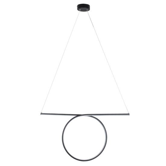GLOBOSTAR® ROME 61294 Μοντέρνο Κρεμαστό Φωτιστικό Οροφής LED 24W 2640lm 200° AC 220-240V IP20 Ρυθμιζόμενο Λευκό CCT με On/Off 2700K/4500K/6000K - Lumileds SMD Chip - Μαύρο Ματ - Μ65.5 x Π4 x Υ33cm - 3 Χρόνια Εγγύηση GLOBOSTAR® ROME 61294 Μοντέρνο Κρεμαστό Φωτιστικό Οροφής LED 24W 2640lm 200° AC 220-240V IP20 Ρυθμιζόμενο Λευκό CCT με On/Off 2700K/4500K/6000K - Lumileds SMD Chip - Μαύρο Ματ - Μ65.5 x Π4 x Υ33cm - 3 Χρόνια Εγγύηση
