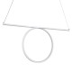 GLOBOSTAR® ROME 61295 Μοντέρνο Κρεμαστό Φωτιστικό Οροφής LED 24W 2640lm 200° AC 220-240V IP20 Ρυθμιζόμενο Λευκό CCT με On/Off 2700K/4500K/6000K - Lumileds SMD Chip - Λευκό Ματ - Μ65.5 x Π4 x Υ33cm - 3 Χρόνια Εγγύηση GLOBOSTAR® ROME 61295 Μοντέρνο Κρεμαστό Φωτιστικό Οροφής LED 24W 2640lm 200° AC 220-240V IP20 Ρυθμιζόμενο Λευκό CCT με On/Off 2700K/4500K/6000K - Lumileds SMD Chip - Λευκό Ματ - Μ65.5 x Π4 x Υ33cm - 3 Χρόνια Εγγύηση