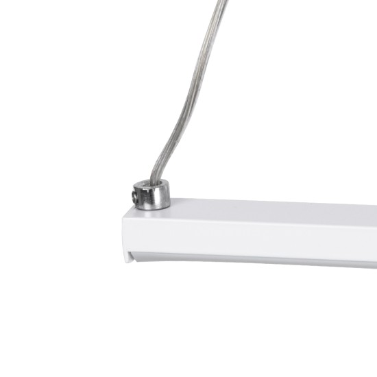 GLOBOSTAR® ROME 61295 Μοντέρνο Κρεμαστό Φωτιστικό Οροφής LED 24W 2640lm 200° AC 220-240V IP20 Ρυθμιζόμενο Λευκό CCT με On/Off 2700K/4500K/6000K - Lumileds SMD Chip - Λευκό Ματ - Μ65.5 x Π4 x Υ33cm - 3 Χρόνια Εγγύηση GLOBOSTAR® ROME 61295 Μοντέρνο Κρεμαστό Φωτιστικό Οροφής LED 24W 2640lm 200° AC 220-240V IP20 Ρυθμιζόμενο Λευκό CCT με On/Off 2700K/4500K/6000K - Lumileds SMD Chip - Λευκό Ματ - Μ65.5 x Π4 x Υ33cm - 3 Χρόνια Εγγύηση