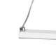 GLOBOSTAR® ROME 61295 Μοντέρνο Κρεμαστό Φωτιστικό Οροφής LED 24W 2640lm 200° AC 220-240V IP20 Ρυθμιζόμενο Λευκό CCT με On/Off 2700K/4500K/6000K - Lumileds SMD Chip - Λευκό Ματ - Μ65.5 x Π4 x Υ33cm - 3 Χρόνια Εγγύηση GLOBOSTAR® ROME 61295 Μοντέρνο Κρεμαστό Φωτιστικό Οροφής LED 24W 2640lm 200° AC 220-240V IP20 Ρυθμιζόμενο Λευκό CCT με On/Off 2700K/4500K/6000K - Lumileds SMD Chip - Λευκό Ματ - Μ65.5 x Π4 x Υ33cm - 3 Χρόνια Εγγύηση
