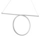 GLOBOSTAR® ROME 61296 Μοντέρνο Κρεμαστό Φωτιστικό Οροφής LED 24W 2640lm 200° AC 220-240V IP20 Ρυθμιζόμενο Λευκό CCT με On/Off 2700K/4500K/6000K - Lumileds SMD Chip - Νίκελ Βούρτσας - Μ65.5 x Π4 x Υ33cm - 3 Χρόνια Εγγύηση GLOBOSTAR® ROME 61296 Μοντέρνο Κρεμαστό Φωτιστικό Οροφής LED 24W 2640lm 200° AC 220-240V IP20 Ρυθμιζόμενο Λευκό CCT με On/Off 2700K/4500K/6000K - Lumileds SMD Chip - Νίκελ Βούρτσας - Μ65.5 x Π4 x Υ33cm - 3 Χρόνια Εγγύηση