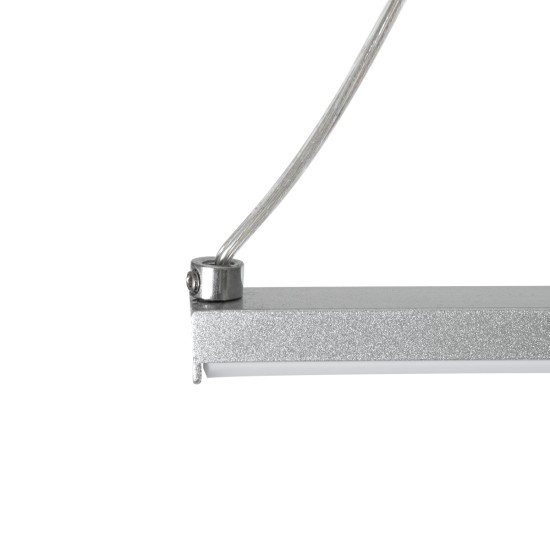 GLOBOSTAR® ROME 61296 Μοντέρνο Κρεμαστό Φωτιστικό Οροφής LED 24W 2640lm 200° AC 220-240V IP20 Ρυθμιζόμενο Λευκό CCT με On/Off 2700K/4500K/6000K - Lumileds SMD Chip - Νίκελ Βούρτσας - Μ65.5 x Π4 x Υ33cm - 3 Χρόνια Εγγύηση GLOBOSTAR® ROME 61296 Μοντέρνο Κρεμαστό Φωτιστικό Οροφής LED 24W 2640lm 200° AC 220-240V IP20 Ρυθμιζόμενο Λευκό CCT με On/Off 2700K/4500K/6000K - Lumileds SMD Chip - Νίκελ Βούρτσας - Μ65.5 x Π4 x Υ33cm - 3 Χρόνια Εγγύηση
