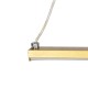 GLOBOSTAR® ROME 61297 Μοντέρνο Κρεμαστό Φωτιστικό Οροφής LED 24W 2640lm 200° AC 220-240V IP20 Ρυθμιζόμενο Λευκό CCT με On/Off 2700K/4500K/6000K - Lumileds SMD Chip - Χρυσό Βούρτσας - Μ65.5 x Π4 x Υ33cm - 3 Χρόνια Εγγύηση GLOBOSTAR® ROME 61297 Μοντέρνο Κρεμαστό Φωτιστικό Οροφής LED 24W 2640lm 200° AC 220-240V IP20 Ρυθμιζόμενο Λευκό CCT με On/Off 2700K/4500K/6000K - Lumileds SMD Chip - Χρυσό Βούρτσας - Μ65.5 x Π4 x Υ33cm - 3 Χρόνια Εγγύηση