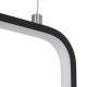 GLOBOSTAR® DEROBA 61298 Μοντέρνο Κρεμαστό Φωτιστικό Οροφής LED 12W 1320lm 360° AC 220-240V IP20 Ρυθμιζόμενο Λευκό CCT με On/Off 2700K/4500K/6000K - Lumileds SMD Chip - Μαύρο Ματ - Μ16 x Π1.6 x Υ25.5cm - 3 Χρόνια Εγγύηση GLOBOSTAR® DEROBA 61298 Μοντέρνο Κρεμαστό Φωτιστικό Οροφής LED 12W 1320lm 360° AC 220-240V IP20 Ρυθμιζόμενο Λευκό CCT με On/Off 2700K/4500K/6000K - Lumileds SMD Chip - Μαύρο Ματ - Μ16 x Π1.6 x Υ25.5cm - 3 Χρόνια Εγγύηση