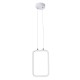 GLOBOSTAR® DEROBA 61299 Μοντέρνο Κρεμαστό Φωτιστικό Οροφής LED 12W 1320lm 360° AC 220-240V IP20 Ρυθμιζόμενο Λευκό CCT με On/Off 2700K/4500K/6000K - Lumileds SMD Chip - Λευκό Ματ - Μ16 x Π1.6 x Υ25.5cm - 3 Χρόνια Εγγύηση GLOBOSTAR® DEROBA 61299 Μοντέρνο Κρεμαστό Φωτιστικό Οροφής LED 12W 1320lm 360° AC 220-240V IP20 Ρυθμιζόμενο Λευκό CCT με On/Off 2700K/4500K/6000K - Lumileds SMD Chip - Λευκό Ματ - Μ16 x Π1.6 x Υ25.5cm - 3 Χρόνια Εγγύηση