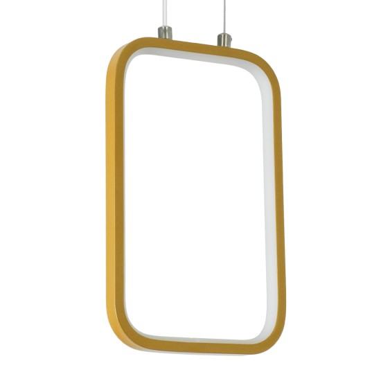 GLOBOSTAR® DEROBA 61301 Μοντέρνο Κρεμαστό Φωτιστικό Οροφής LED 12W 1320lm 360° AC 220-240V IP20 Ρυθμιζόμενο Λευκό CCT με On/Off 2700K/4500K/6000K - Lumileds SMD Chip - Χρυσό Βούρτσας - Μ16 x Π1.6 x Υ25.5cm - 3 Χρόνια Εγγύηση GLOBOSTAR® DEROBA 61301 Μοντέρνο Κρεμαστό Φωτιστικό Οροφής LED 12W 1320lm 360° AC 220-240V IP20 Ρυθμιζόμενο Λευκό CCT με On/Off 2700K/4500K/6000K - Lumileds SMD Chip - Χρυσό Βούρτσας - Μ16 x Π1.6 x Υ25.5cm - 3 Χρόνια Εγγύηση