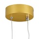 GLOBOSTAR® DEROBA 61301 Μοντέρνο Κρεμαστό Φωτιστικό Οροφής LED 12W 1320lm 360° AC 220-240V IP20 Ρυθμιζόμενο Λευκό CCT με On/Off 2700K/4500K/6000K - Lumileds SMD Chip - Χρυσό Βούρτσας - Μ16 x Π1.6 x Υ25.5cm - 3 Χρόνια Εγγύηση GLOBOSTAR® DEROBA 61301 Μοντέρνο Κρεμαστό Φωτιστικό Οροφής LED 12W 1320lm 360° AC 220-240V IP20 Ρυθμιζόμενο Λευκό CCT με On/Off 2700K/4500K/6000K - Lumileds SMD Chip - Χρυσό Βούρτσας - Μ16 x Π1.6 x Υ25.5cm - 3 Χρόνια Εγγύηση
