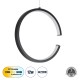 GLOBOSTAR® CEROBA 61306 Μοντέρνο Κρεμαστό Φωτιστικό Οροφής LED 12W 1320lm 360° AC 220-240V IP20 Ρυθμιζόμενο Λευκό CCT με On/Off 2700K/4500K/6000K - Lumileds SMD Chip - Μαύρο Ματ - Μ22 x Π2 x Υ22cm - 3 Χρόνια Εγγύηση