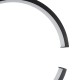 GLOBOSTAR® CEROBA 61306 Μοντέρνο Κρεμαστό Φωτιστικό Οροφής LED 12W 1320lm 360° AC 220-240V IP20 Ρυθμιζόμενο Λευκό CCT με On/Off 2700K/4500K/6000K - Lumileds SMD Chip - Μαύρο Ματ - Μ22 x Π2 x Υ22cm - 3 Χρόνια Εγγύηση