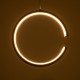 GLOBOSTAR® CEROBA 61306 Μοντέρνο Κρεμαστό Φωτιστικό Οροφής LED 12W 1320lm 360° AC 220-240V IP20 Ρυθμιζόμενο Λευκό CCT με On/Off 2700K/4500K/6000K - Lumileds SMD Chip - Μαύρο Ματ - Μ22 x Π2 x Υ22cm - 3 Χρόνια Εγγύηση