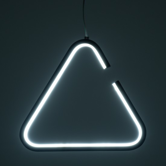 GLOBOSTAR® CEROBA 61307 Μοντέρνο Κρεμαστό Φωτιστικό Οροφής LED 12W 1320lm 360° AC 220-240V IP20 Ρυθμιζόμενο Λευκό CCT με On/Off 2700K/4500K/6000K - Lumileds SMD Chip - Μαύρο Ματ - Μ22 x Π2 x Υ22cm - 3 Χρόνια Εγγύηση