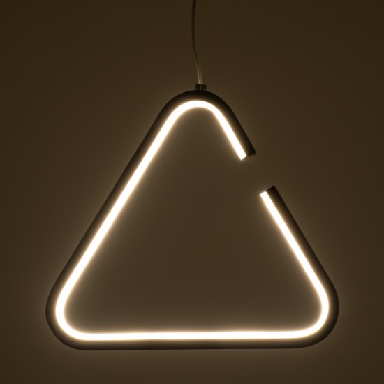 GLOBOSTAR® CEROBA 61307 Μοντέρνο Κρεμαστό Φωτιστικό Οροφής LED 12W 1320lm 360° AC 220-240V IP20 Ρυθμιζόμενο Λευκό CCT με On/Off 2700K/4500K/6000K - Lumileds SMD Chip - Μαύρο Ματ - Μ22 x Π2 x Υ22cm - 3 Χρόνια Εγγύηση