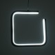 GLOBOSTAR® CEROBA 61308 Μοντέρνο Κρεμαστό Φωτιστικό Οροφής LED 12W 1320lm 360° AC 220-240V IP20 Ρυθμιζόμενο Λευκό CCT με On/Off 2700K/4500K/6000K - Lumileds SMD Chip - Μαύρο Ματ - Μ22 x Π2 x Υ22cm - 3 Χρόνια Εγγύηση