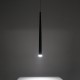 GLOBOSTAR® TEARS 61309 Μοντέρνο Κρεμαστό Φωτιστικό Οροφής LED 3W 330lm 180° AC 220-240V IP20 Ρυθμιζόμενο Λευκό CCT με On/Off 2700K/4500K/6000K Dimmable - Lumileds SMD Chip - Μαύρο Ματ - Μ3.2 x Π3.2 x Υ51.5cm - 3 Χρόνια Εγγύηση