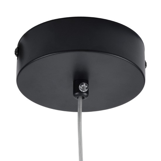 GLOBOSTAR® TEARS 61309 Μοντέρνο Κρεμαστό Φωτιστικό Οροφής LED 3W 330lm 180° AC 220-240V IP20 Ρυθμιζόμενο Λευκό CCT με On/Off 2700K/4500K/6000K Dimmable - Lumileds SMD Chip - Μαύρο Ματ - Μ3.2 x Π3.2 x Υ51.5cm - 3 Χρόνια Εγγύηση