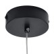 GLOBOSTAR® TEARS 61309 Μοντέρνο Κρεμαστό Φωτιστικό Οροφής LED 3W 330lm 180° AC 220-240V IP20 Ρυθμιζόμενο Λευκό CCT με On/Off 2700K/4500K/6000K Dimmable - Lumileds SMD Chip - Μαύρο Ματ - Μ3.2 x Π3.2 x Υ51.5cm - 3 Χρόνια Εγγύηση