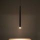 GLOBOSTAR® TEARS 61310 Μοντέρνο Κρεμαστό Φωτιστικό Οροφής LED 3W 330lm 180° AC 220-240V IP20 Ρυθμιζόμενο Λευκό CCT με On/Off 2700K/4500K/6000K - Lumileds SMD Chip - Χρυσό Βούρτσας - Μ3.2 x Π3.2 x Υ51.5cm - 3 Χρόνια Εγγύηση