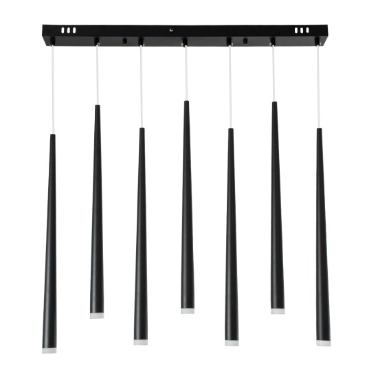 GLOBOSTAR® TEARS 61311 Μοντέρνο Κρεμαστό Φωτιστικό Οροφής LED 21W 2310lm 180° AC 220-240V IP20 Ρυθμιζόμενο Λευκό CCT με Χειριστήριο από 2700K έως 6000K Dimmable - Lumileds SMD Chip - Μαύρο Ματ - Μ70 x Π3.2 x Υ60cm - 3 Χρόνια Εγγύηση GLOBOSTAR® TEARS 61311 Μοντέρνο Κρεμαστό Φωτιστικό Οροφής LED 21W 2310lm 180° AC 220-240V IP20 Ρυθμιζόμενο Λευκό CCT με Χειριστήριο από 2700K έως 6000K Dimmable - Lumileds SMD Chip - Μαύρο Ματ - Μ70 x Π3.2 x Υ60cm - 3 Χρόνια Εγγύηση