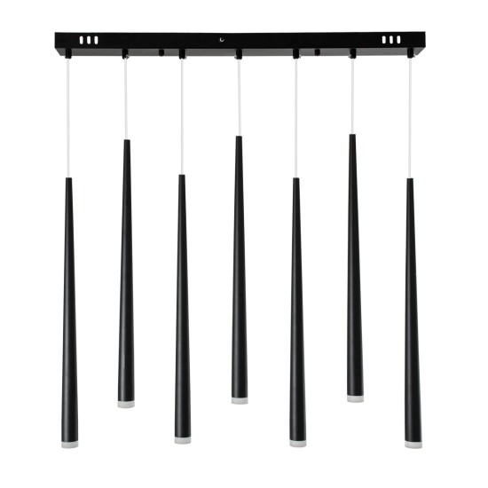 GLOBOSTAR® TEARS 61311 Μοντέρνο Κρεμαστό Φωτιστικό Οροφής LED 21W 2310lm 180° AC 220-240V IP20 Ρυθμιζόμενο Λευκό CCT με Χειριστήριο από 2700K έως 6000K Dimmable - Lumileds SMD Chip - Μαύρο Ματ - Μ70 x Π3.2 x Υ60cm - 3 Χρόνια Εγγύηση GLOBOSTAR® TEARS 61311 Μοντέρνο Κρεμαστό Φωτιστικό Οροφής LED 21W 2310lm 180° AC 220-240V IP20 Ρυθμιζόμενο Λευκό CCT με Χειριστήριο από 2700K έως 6000K Dimmable - Lumileds SMD Chip - Μαύρο Ματ - Μ70 x Π3.2 x Υ60cm - 3 Χρόνια Εγγύηση