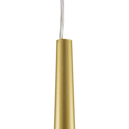GLOBOSTAR® TEARS 61312 Μοντέρνο Κρεμαστό Φωτιστικό Οροφής LED 21W 2310lm 180° AC 220-240V IP20 Ρυθμιζόμενο Λευκό CCT με Χειριστήριο από 2700K έως 6000K Dimmable - Lumileds SMD Chip - Χρυσό Βούρτσας - Μ70 x Π3.2 x Υ60cm - 3 Χρόνια Εγγύηση GLOBOSTAR® TEARS 61312 Μοντέρνο Κρεμαστό Φωτιστικό Οροφής LED 21W 2310lm 180° AC 220-240V IP20 Ρυθμιζόμενο Λευκό CCT με Χειριστήριο από 2700K έως 6000K Dimmable - Lumileds SMD Chip - Χρυσό Βούρτσας - Μ70 x Π3.2 x Υ60cm - 3 Χρόνια Εγγύηση