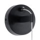 GLOBOSTAR® TEARS 61315 Μοντέρνο Φωτιστικό Τοίχου - Απλίκα LED 3W 330lm 180° AC 220-240V IP20 Ρυθμιζόμενο Λευκό CCT με On/Off 2700K/4500K/6000K - Lumileds SMD Chip - Μαύρο Ματ - Μ3.2 x Π3.2 x Υ51.5cm - 3 Χρόνια Εγγύηση