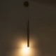 GLOBOSTAR® TEARS 61315 Μοντέρνο Φωτιστικό Τοίχου - Απλίκα LED 3W 330lm 180° AC 220-240V IP20 Ρυθμιζόμενο Λευκό CCT με On/Off 2700K/4500K/6000K - Lumileds SMD Chip - Μαύρο Ματ - Μ3.2 x Π3.2 x Υ51.5cm - 3 Χρόνια Εγγύηση