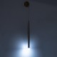 GLOBOSTAR® TEARS 61315 Μοντέρνο Φωτιστικό Τοίχου - Απλίκα LED 3W 330lm 180° AC 220-240V IP20 Ρυθμιζόμενο Λευκό CCT με On/Off 2700K/4500K/6000K - Lumileds SMD Chip - Μαύρο Ματ - Μ3.2 x Π3.2 x Υ51.5cm - 3 Χρόνια Εγγύηση