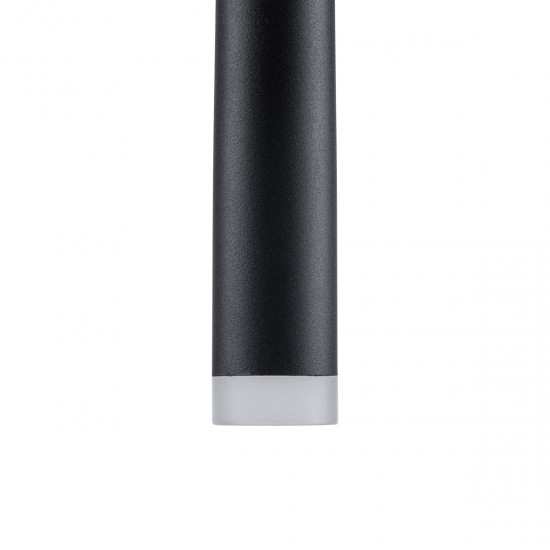 GLOBOSTAR® TEARS 61315 Μοντέρνο Φωτιστικό Τοίχου - Απλίκα LED 3W 330lm 180° AC 220-240V IP20 Ρυθμιζόμενο Λευκό CCT με On/Off 2700K/4500K/6000K - Lumileds SMD Chip - Μαύρο Ματ - Μ3.2 x Π3.2 x Υ51.5cm - 3 Χρόνια Εγγύηση