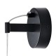 GLOBOSTAR® TEARS 61315 Μοντέρνο Φωτιστικό Τοίχου - Απλίκα LED 3W 330lm 180° AC 220-240V IP20 Ρυθμιζόμενο Λευκό CCT με On/Off 2700K/4500K/6000K - Lumileds SMD Chip - Μαύρο Ματ - Μ3.2 x Π3.2 x Υ51.5cm - 3 Χρόνια Εγγύηση