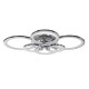 GLOBOSTAR® ROYAL-R 61324 Μοντέρνο Φωτιστικό Οροφής LED 135W 16200lm 360° AC 220-240V IP20 Ρυθμιζόμενο Λευκό CCT με Χειριστήριο από 2700K έως 6000K Dimmable - Lumileds SMD Chip - Ασημί Νίκελ - Μ80.5 x Π59 x Υ12cm - 3 Χρόνια Εγγύηση GLOBOSTAR® ROYAL-R 61324 Μοντέρνο Φωτιστικό Οροφής LED 135W 16200lm 360° AC 220-240V IP20 Ρυθμιζόμενο Λευκό CCT με Χειριστήριο από 2700K έως 6000K Dimmable - Lumileds SMD Chip - Ασημί Νίκελ - Μ80.5 x Π59 x Υ12cm - 3 Χρόνια Εγγύηση