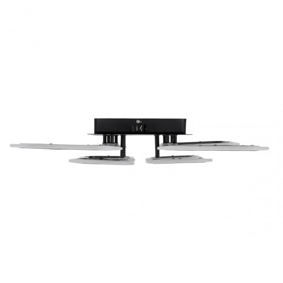 GLOBOSTAR® ROYAL-S 61325 Μοντέρνο Φωτιστικό Οροφής LED 135W 16200lm 360° AC 220-240V IP20 Ρυθμιζόμενο Λευκό CCT με Χειριστήριο από 2700K έως 6000K Dimmable - Lumileds SMD Chip - Μαύρο Ματ - Μ58.5 x Π58.5 x Υ12cm - 3 Χρόνια Εγγύηση GLOBOSTAR® ROYAL-S 61325 Μοντέρνο Φωτιστικό Οροφής LED 135W 16200lm 360° AC 220-240V IP20 Ρυθμιζόμενο Λευκό CCT με Χειριστήριο από 2700K έως 6000K Dimmable - Lumileds SMD Chip - Μαύρο Ματ - Μ58.5 x Π58.5 x Υ12cm - 3 Χρόνια Εγγύηση