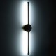 GLOBOSTAR® DIADEM 61330 Μοντέρνο Φωτιστικό Τοίχου - Απλίκα LED 9W 900lm 120° AC 220-240V IP20 Ρυθμιζόμενο Λευκό CCT με On/Off 2700K/4500K/6000K - Lumileds SMD Chip - Σατινέ Χρυσό Βούρτσας - Μ10 x Π4 x Υ60cm - 3 Χρόνια Εγγύηση