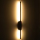 GLOBOSTAR® HARLEM 61332 Μοντέρνο Φωτιστικό Τοίχου - Απλίκα LED 9W 1080lm 120° AC 220-240V IP20 Ρυθμιζόμενο Λευκό CCT με On/Off 2700K/4500K/6000K - Lumileds SMD Chip - Χρυσό Βούρτσας - Μ5 x Π4 x Υ60cm - 3 Χρόνια Εγγύηση