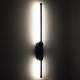GLOBOSTAR® HARLEM 61332 Μοντέρνο Φωτιστικό Τοίχου - Απλίκα LED 9W 1080lm 120° AC 220-240V IP20 Ρυθμιζόμενο Λευκό CCT με On/Off 2700K/4500K/6000K - Lumileds SMD Chip - Χρυσό Βούρτσας - Μ5 x Π4 x Υ60cm - 3 Χρόνια Εγγύηση