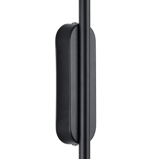 GLOBOSTAR® HARLEM 61335 Μοντέρνο Φωτιστικό Τοίχου - Απλίκα LED 18W 2160lm 120° AC 220-240V IP20 Ρυθμιζόμενο Λευκό CCT με On/Off 2700K/4500K/6000K - Lumileds SMD Chip - Μαύρο Ματ - Μ5 x Π4 x Υ120cm - 3 Χρόνια Εγγύηση GLOBOSTAR® HARLEM 61335 Μοντέρνο Φωτιστικό Τοίχου - Απλίκα LED 18W 2160lm 120° AC 220-240V IP20 Ρυθμιζόμενο Λευκό CCT με On/Off 2700K/4500K/6000K - Lumileds SMD Chip - Μαύρο Ματ - Μ5 x Π4 x Υ120cm - 3 Χρόνια Εγγύηση