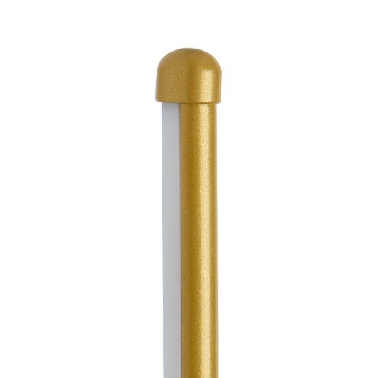 GLOBOSTAR® HARLEM 61336 Μοντέρνο Φωτιστικό Τοίχου - Απλίκα LED 18W 2160lm 120° AC 220-240V IP20 Ρυθμιζόμενο Λευκό CCT με On/Off 2700K/4500K/6000K - Lumileds SMD Chip - Χρυσό Βούρτσας - Μ5 x Π4 x Υ120cm - 3 Χρόνια Εγγύηση GLOBOSTAR® HARLEM 61336 Μοντέρνο Φωτιστικό Τοίχου - Απλίκα LED 18W 2160lm 120° AC 220-240V IP20 Ρυθμιζόμενο Λευκό CCT με On/Off 2700K/4500K/6000K - Lumileds SMD Chip - Χρυσό Βούρτσας - Μ5 x Π4 x Υ120cm - 3 Χρόνια Εγγύηση