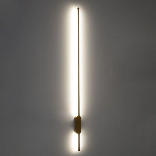 GLOBOSTAR® HARLEM 61336 Μοντέρνο Φωτιστικό Τοίχου - Απλίκα LED 18W 2160lm 120° AC 220-240V IP20 Ρυθμιζόμενο Λευκό CCT με On/Off 2700K/4500K/6000K - Lumileds SMD Chip - Χρυσό Βούρτσας - Μ5 x Π4 x Υ120cm - 3 Χρόνια Εγγύηση GLOBOSTAR® HARLEM 61336 Μοντέρνο Φωτιστικό Τοίχου - Απλίκα LED 18W 2160lm 120° AC 220-240V IP20 Ρυθμιζόμενο Λευκό CCT με On/Off 2700K/4500K/6000K - Lumileds SMD Chip - Χρυσό Βούρτσας - Μ5 x Π4 x Υ120cm - 3 Χρόνια Εγγύηση