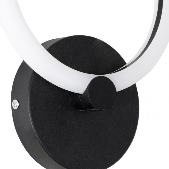 GLOBOSTAR® MATILDA 61339 Μοντέρνο Φωτιστικό Τοίχου - Απλίκα LED 8W 960lm 360° AC 220-240V IP20 Ρυθμιζόμενο Λευκό CCT με On/Off 2700K/4500K/6000K - Lumileds SMD Chip - Μαύρο Ματ - Μ20 x Π5 x Υ25.5cm - 3 Χρόνια Εγγύηση GLOBOSTAR® MATILDA 61339 Μοντέρνο Φωτιστικό Τοίχου - Απλίκα LED 8W 960lm 360° AC 220-240V IP20 Ρυθμιζόμενο Λευκό CCT με On/Off 2700K/4500K/6000K - Lumileds SMD Chip - Μαύρο Ματ - Μ20 x Π5 x Υ25.5cm - 3 Χρόνια Εγγύηση