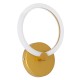 GLOBOSTAR® MATILDA 61340 Μοντέρνο Φωτιστικό Τοίχου - Απλίκα LED 8W 960lm 360° AC 220-240V IP20 Ρυθμιζόμενο Λευκό CCT με On/Off 2700K/4500K/6000K - Lumileds SMD Chip - Χρυσό - Μ20 x Π5 x Υ25.5cm - 3 Χρόνια Εγγύηση