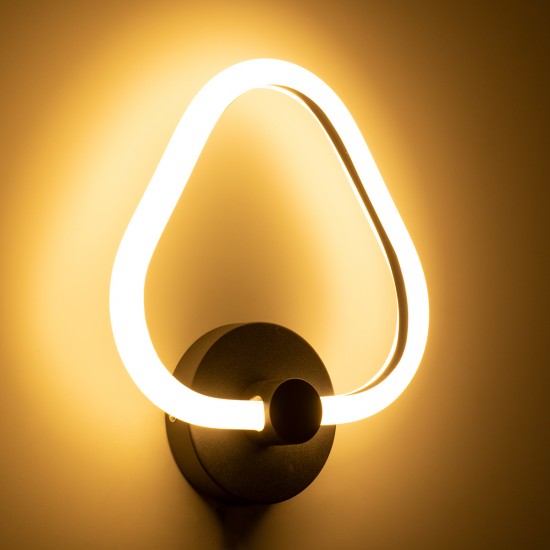 GLOBOSTAR® REGINA 61341 Μοντέρνο Φωτιστικό Τοίχου - Απλίκα LED 8W 960lm 360° AC 220-240V IP20 Ρυθμιζόμενο Λευκό CCT με On/Off 2700K/4500K/6000K - Lumileds SMD Chip - Μαύρο Ματ - Μ25 x Π7 x Υ28.5cm - 3 Χρόνια Εγγύηση GLOBOSTAR® REGINA 61341 Μοντέρνο Φωτιστικό Τοίχου - Απλίκα LED 8W 960lm 360° AC 220-240V IP20 Ρυθμιζόμενο Λευκό CCT με On/Off 2700K/4500K/6000K - Lumileds SMD Chip - Μαύρο Ματ - Μ25 x Π7 x Υ28.5cm - 3 Χρόνια Εγγύηση