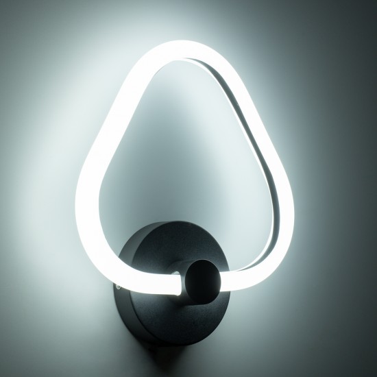GLOBOSTAR® REGINA 61341 Μοντέρνο Φωτιστικό Τοίχου - Απλίκα LED 8W 960lm 360° AC 220-240V IP20 Ρυθμιζόμενο Λευκό CCT με On/Off 2700K/4500K/6000K - Lumileds SMD Chip - Μαύρο Ματ - Μ25 x Π7 x Υ28.5cm - 3 Χρόνια Εγγύηση GLOBOSTAR® REGINA 61341 Μοντέρνο Φωτιστικό Τοίχου - Απλίκα LED 8W 960lm 360° AC 220-240V IP20 Ρυθμιζόμενο Λευκό CCT με On/Off 2700K/4500K/6000K - Lumileds SMD Chip - Μαύρο Ματ - Μ25 x Π7 x Υ28.5cm - 3 Χρόνια Εγγύηση