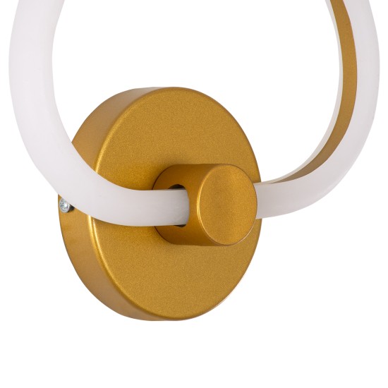 GLOBOSTAR® REGINA 61342 Μοντέρνο Φωτιστικό Τοίχου - Απλίκα LED 8W 960lm 360° AC 220-240V IP20 Ρυθμιζόμενο Λευκό CCT με On/Off 2700K/4500K/6000K - Lumileds SMD Chip - Χρυσό - Μ25 x Π7 x Υ28.5cm - 3 Χρόνια Εγγύηση GLOBOSTAR® REGINA 61342 Μοντέρνο Φωτιστικό Τοίχου - Απλίκα LED 8W 960lm 360° AC 220-240V IP20 Ρυθμιζόμενο Λευκό CCT με On/Off 2700K/4500K/6000K - Lumileds SMD Chip - Χρυσό - Μ25 x Π7 x Υ28.5cm - 3 Χρόνια Εγγύηση