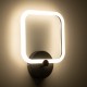 GLOBOSTAR® ELIZA 61343 Μοντέρνο Φωτιστικό Τοίχου - Απλίκα LED 8W 960lm 360° AC 220-240V IP20 Ρυθμιζόμενο Λευκό CCT με On/Off 2700K/4500K/6000K - Lumileds SMD Chip - Μαύρο Ματ - Μ22 x Π5 x Υ28.5cm - 3 Χρόνια Εγγύηση