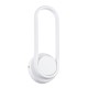 GLOBOSTAR® DALLAS 61346 Μοντέρνο Φωτιστικό Τοίχου - Απλίκα LED 12W 1200lm 360° AC 220-240V IP20 Ρυθμιζόμενο Λευκό CCT με On/Off 2700K/4500K/6000K - Lumileds SMD Chip - Λευκό Ματ - Μ12 x Π6.5 x Υ32cm - 3 Χρόνια Εγγύηση
