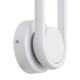GLOBOSTAR® DALLAS 61346 Μοντέρνο Φωτιστικό Τοίχου - Απλίκα LED 12W 1200lm 360° AC 220-240V IP20 Ρυθμιζόμενο Λευκό CCT με On/Off 2700K/4500K/6000K - Lumileds SMD Chip - Λευκό Ματ - Μ12 x Π6.5 x Υ32cm - 3 Χρόνια Εγγύηση