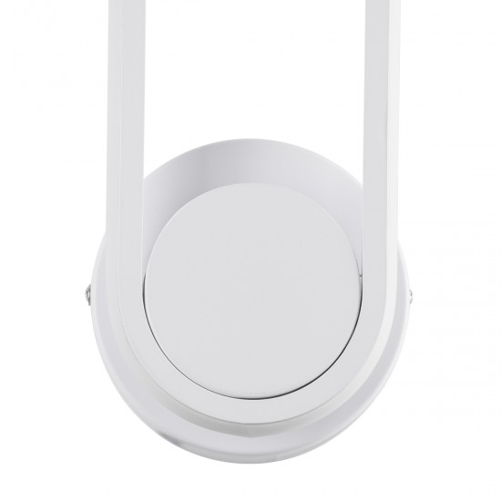 GLOBOSTAR® DALLAS 61346 Μοντέρνο Φωτιστικό Τοίχου - Απλίκα LED 12W 1200lm 360° AC 220-240V IP20 Ρυθμιζόμενο Λευκό CCT με On/Off 2700K/4500K/6000K - Lumileds SMD Chip - Λευκό Ματ - Μ12 x Π6.5 x Υ32cm - 3 Χρόνια Εγγύηση