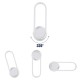 GLOBOSTAR® DALLAS 61346 Μοντέρνο Φωτιστικό Τοίχου - Απλίκα LED 12W 1200lm 360° AC 220-240V IP20 Ρυθμιζόμενο Λευκό CCT με On/Off 2700K/4500K/6000K - Lumileds SMD Chip - Λευκό Ματ - Μ12 x Π6.5 x Υ32cm - 3 Χρόνια Εγγύηση