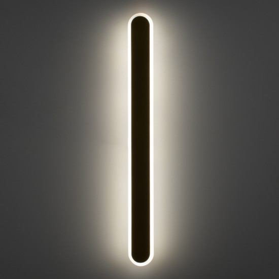 GLOBOSTAR® HOUSTON 61348 Μοντέρνο Φωτιστικό Τοίχου - Απλίκα LED 18W 1800lm 360° AC 220-240V IP20 Ρυθμιζόμενο Λευκό CCT με On/Off 2700K/4500K/6000K - Lumileds SMD Chip - Χρυσό Βούρτσας - Μ6 x Π3 x Υ60cm - 3 Χρόνια Εγγύηση