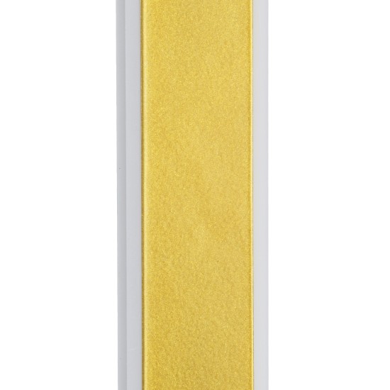 GLOBOSTAR® HOUSTON 61350 Μοντέρνο Φωτιστικό Τοίχου - Απλίκα LED 24W 2880lm 360° AC 220-240V IP20 Ρυθμιζόμενο Λευκό CCT με On/Off 2700K/4500K/6000K - Lumileds SMD Chip - Χρυσό Βούρτσας - Μ6 x Π3 x Υ100cm - 3 Χρόνια Εγγύηση